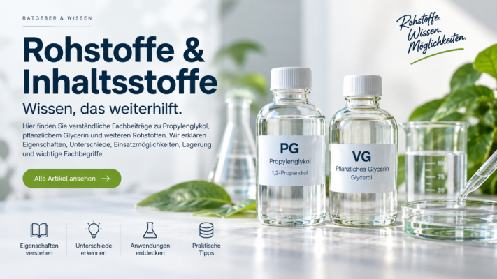 Rohstoffe &amp; Inhaltsstoffe