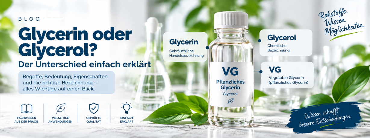 Glycerin oder Glycerol – Unterschied zwischen Glycerin,...