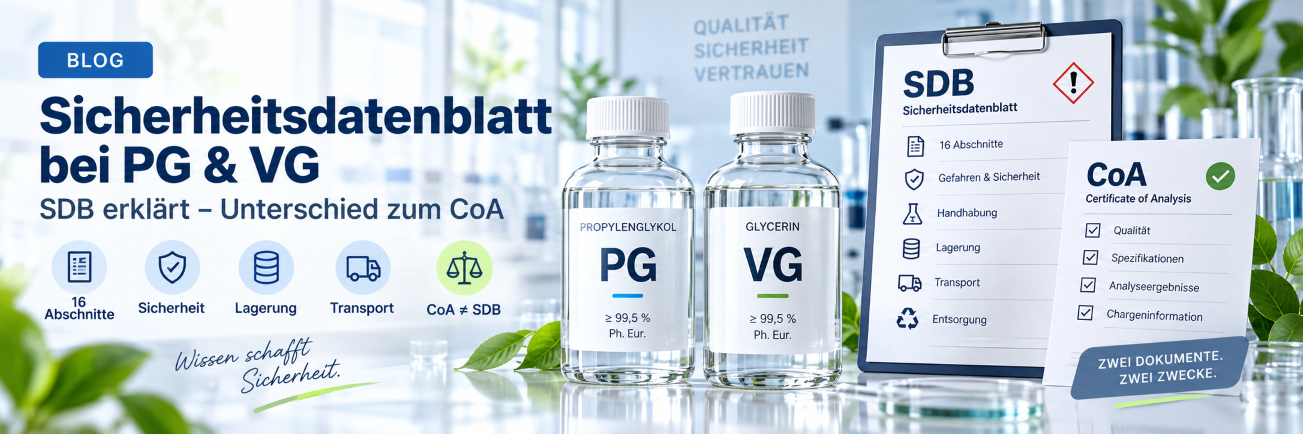 Sicherheitsdatenblatt bei Propylenglykol und Glycerin –...